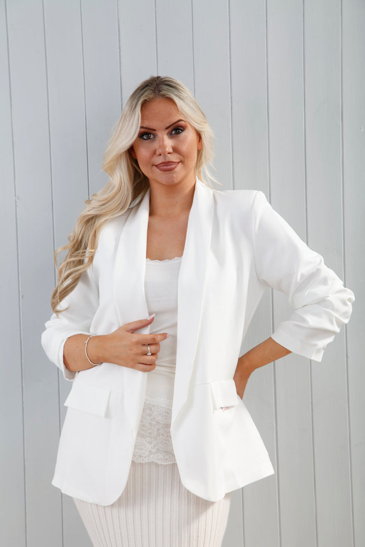 Becky Blazer White