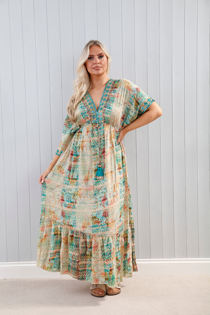 Dua Luxe Dress Emerald