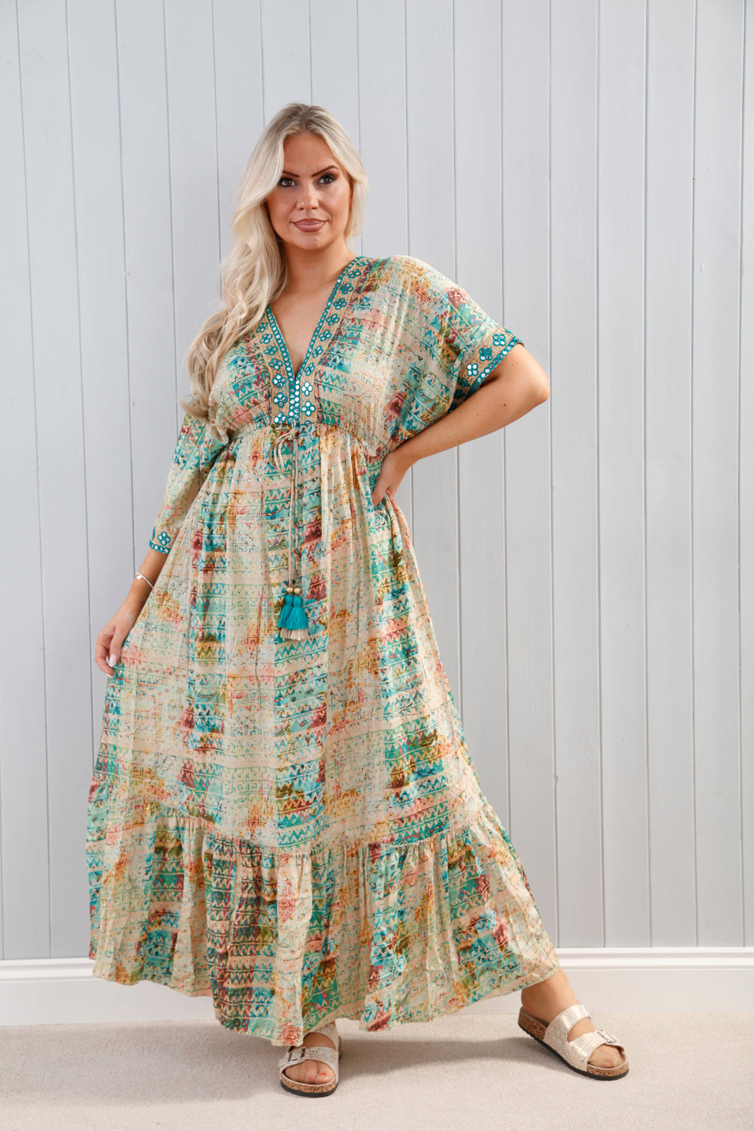 Dua Luxe Dress Emerald
