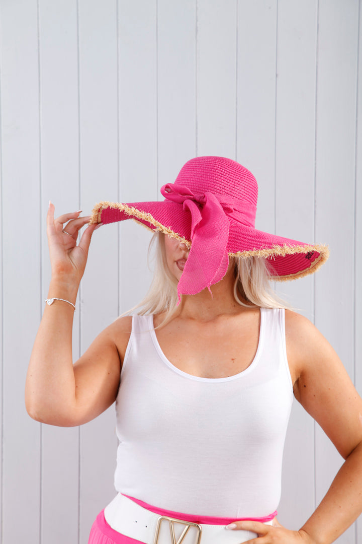Sandra Sun Hat Pink