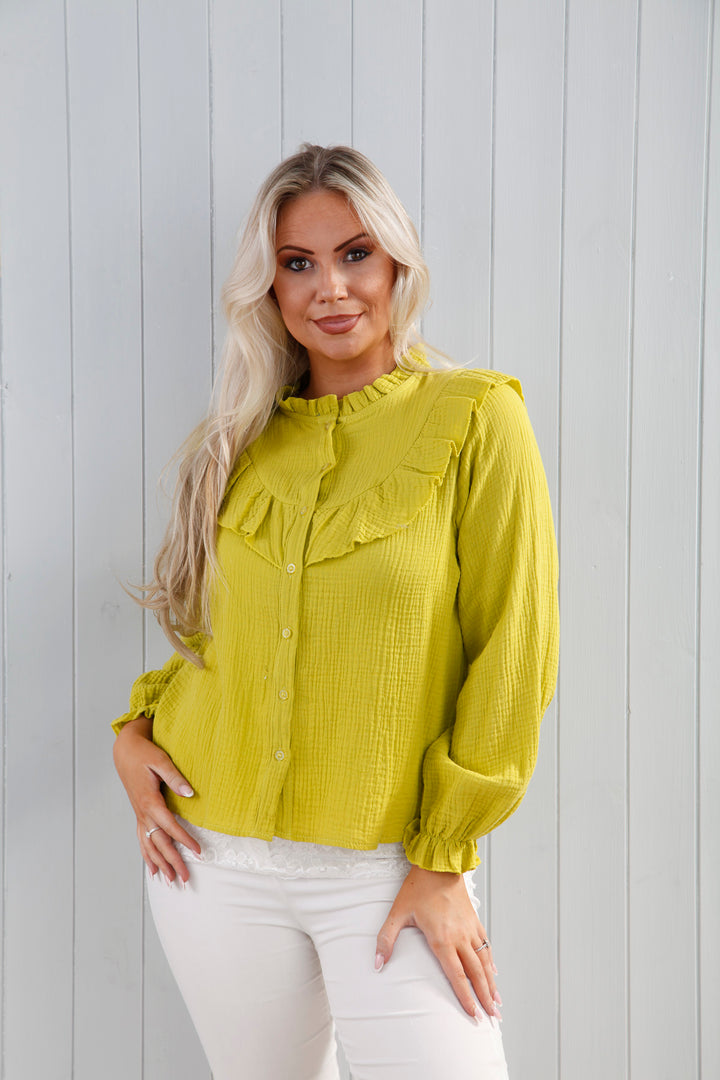 Victoria Lime Rio Blouse