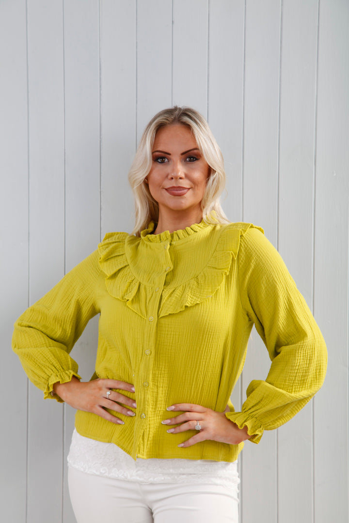 Victoria Lime Rio Blouse