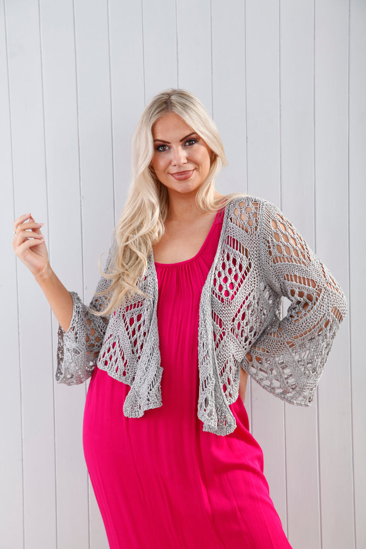 Orlena Cardigan Grey