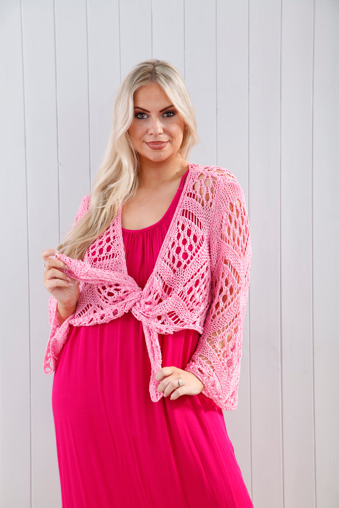 Orlena Cardigan Candy Pink