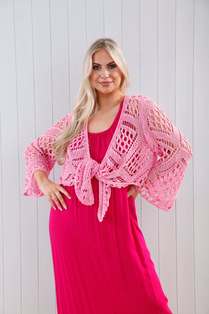 Orlena Cardigan Candy Pink