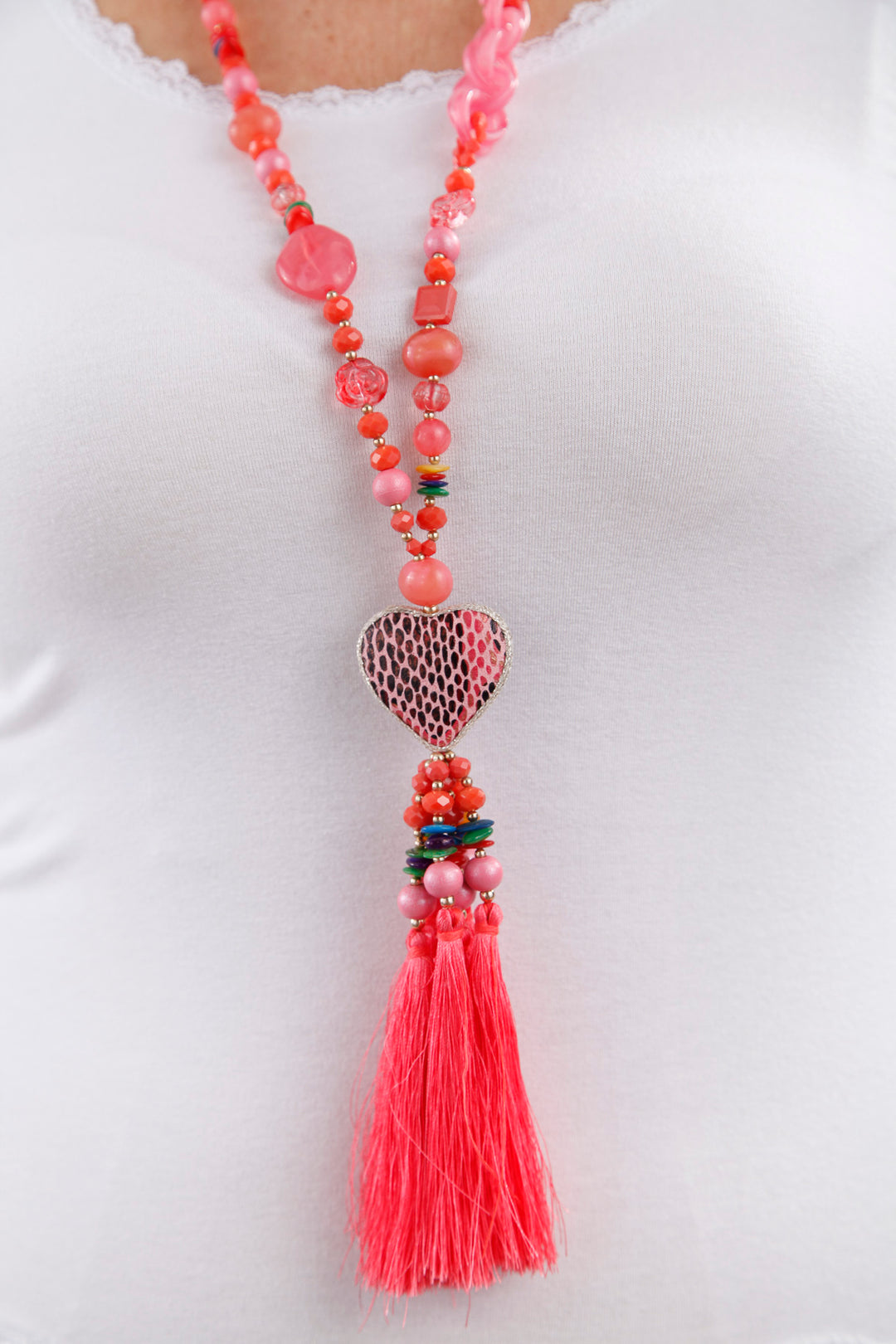 Blushing Heart Necklace