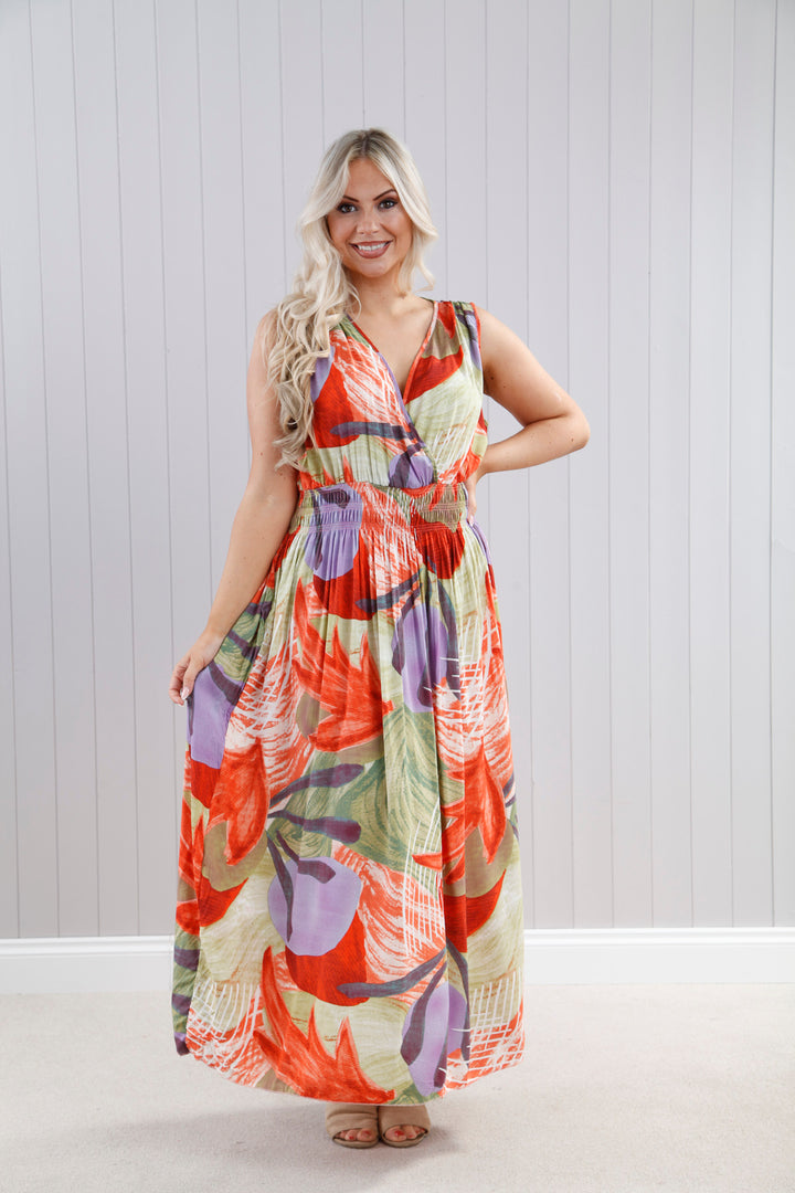 Eloise Luxe Maxi Dress Olive
