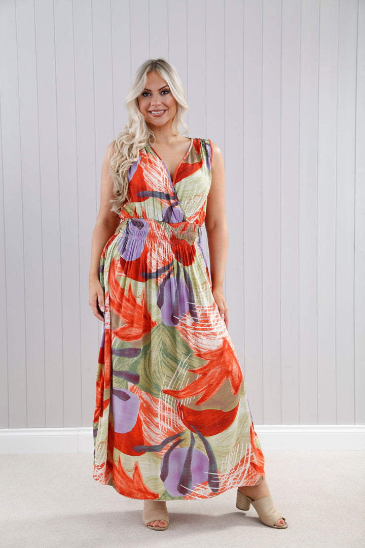 Eloise Luxe Maxi Dress Olive