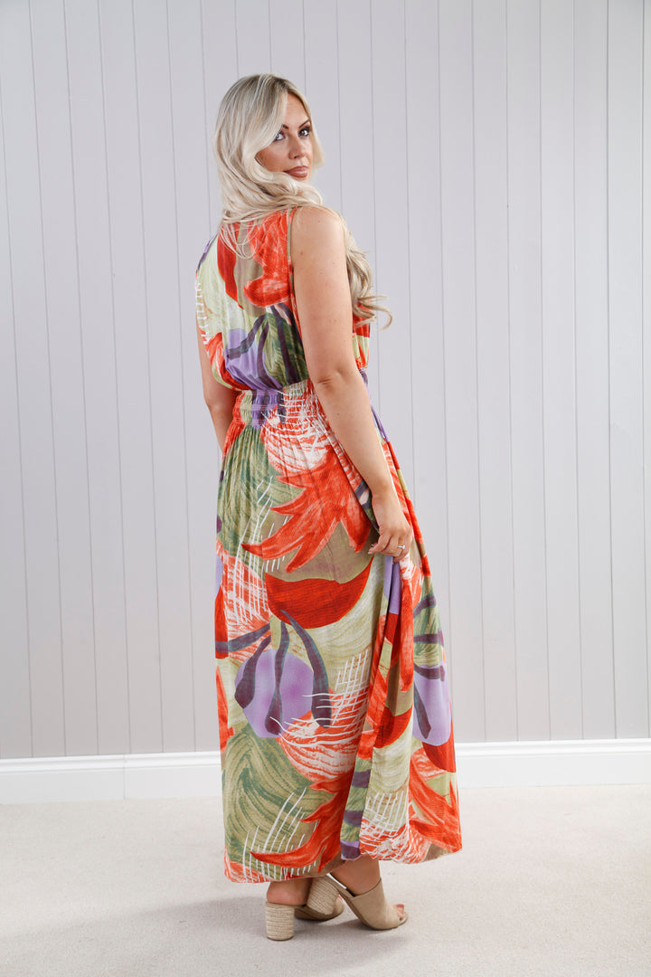 Eloise Luxe Maxi Dress Olive