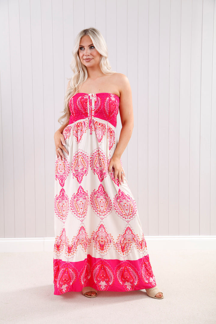 Stella Pink Maxi Dress
