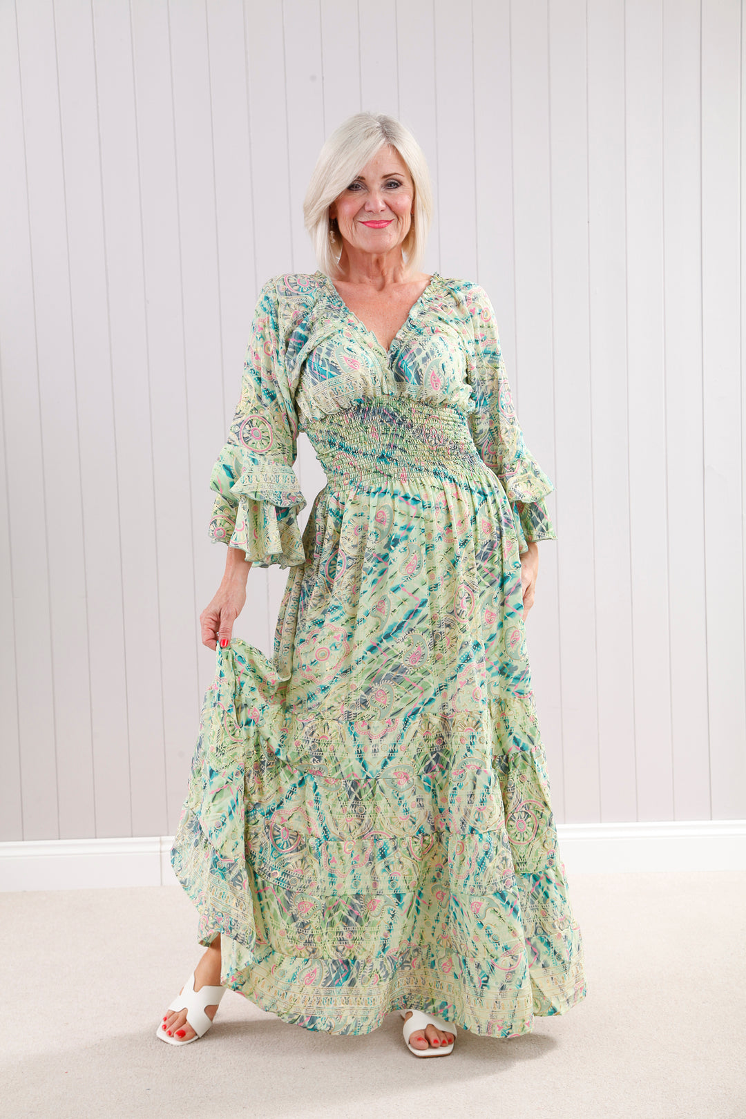 Summer Sorbet Dress Lime