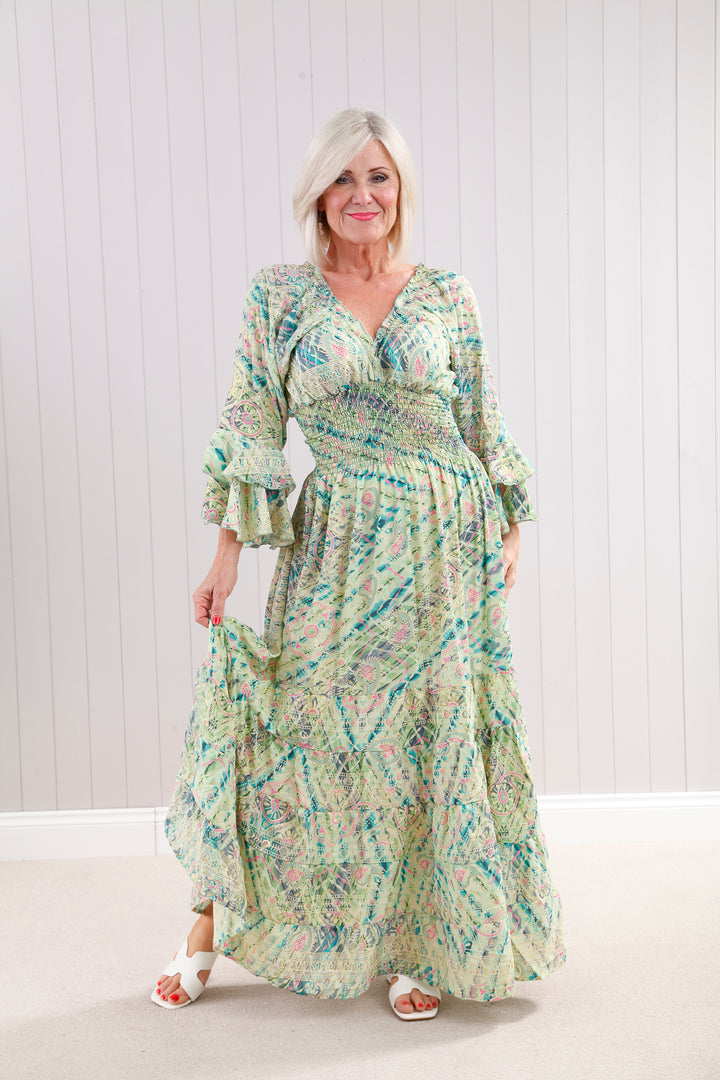 Summer Sorbet Dress Lime