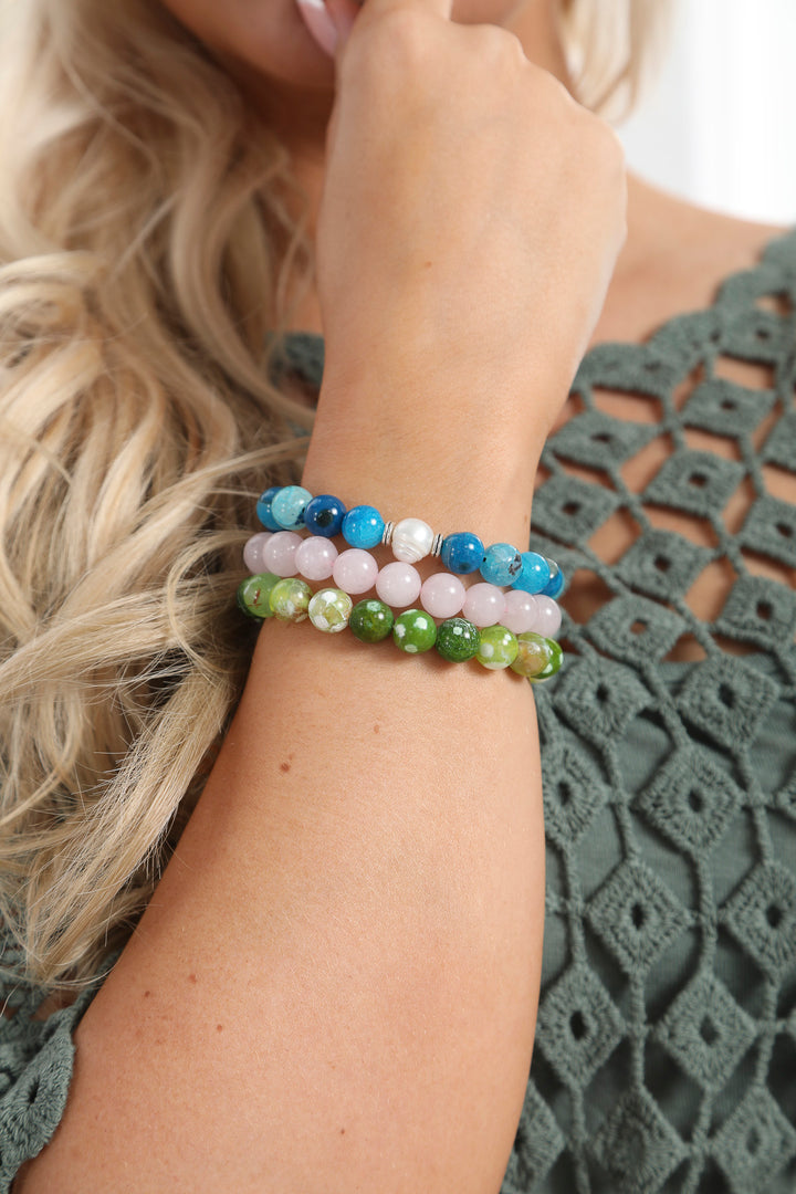 Nadia Moon Bracelet Pale Pink
