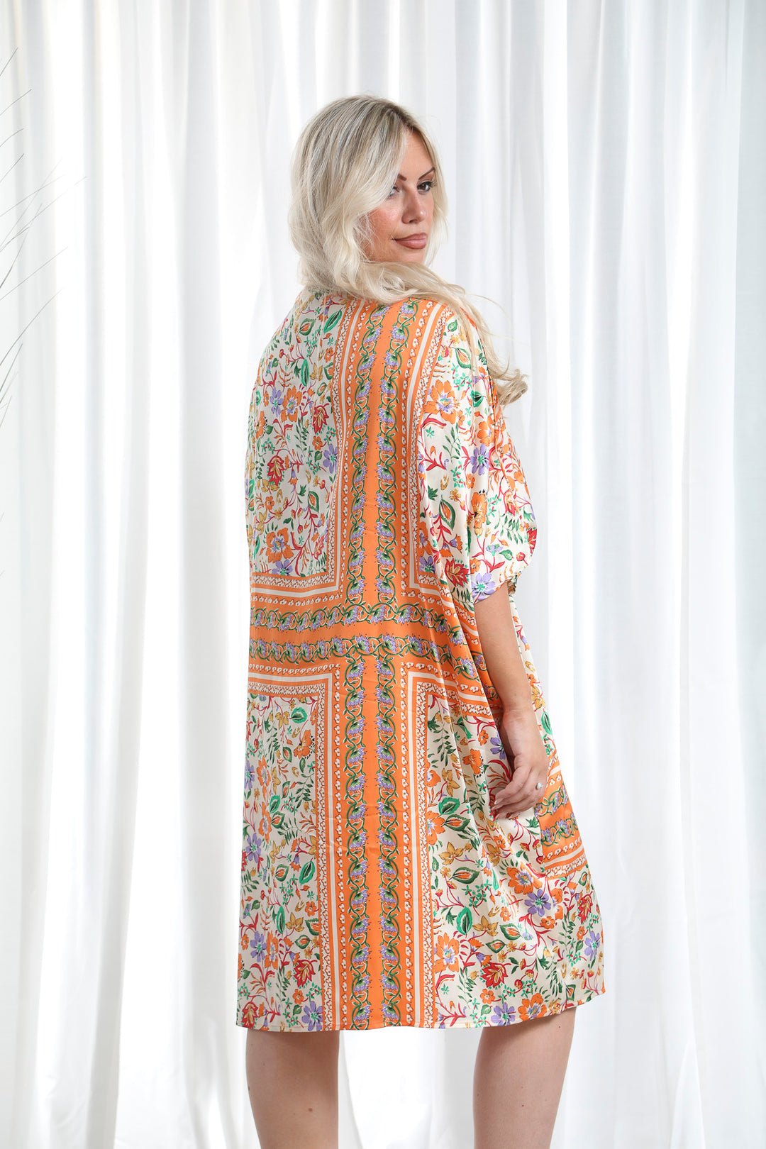 Marseille Kaftan Orange Crush