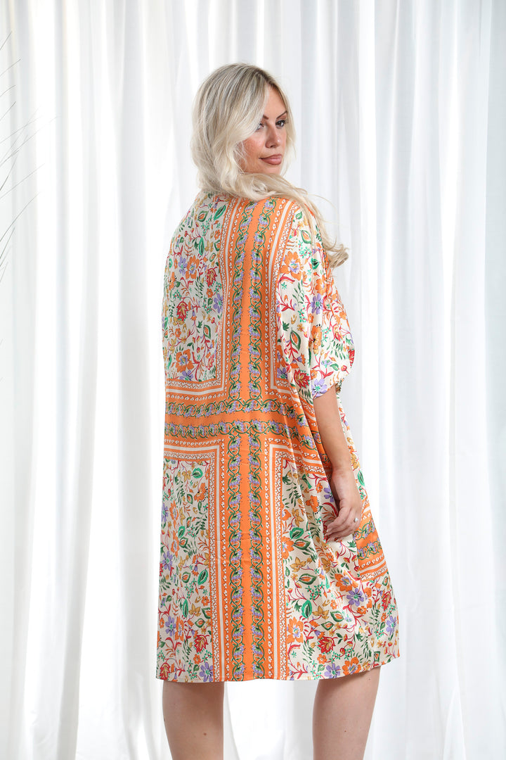 Marseille Kaftan Orange Crush