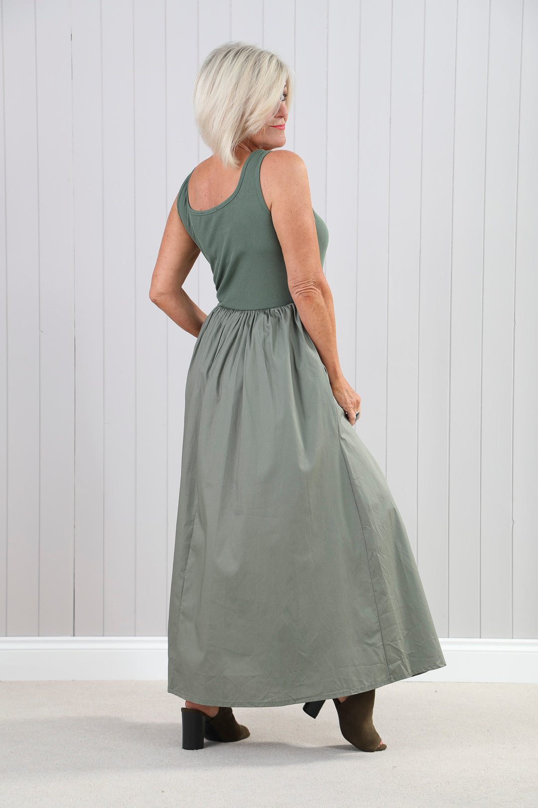 Venus Maxi Dress Khaki