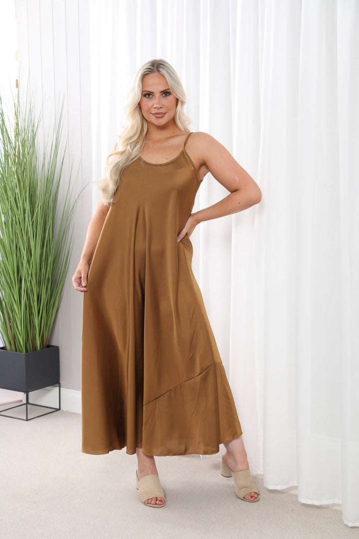 Florentine Maxi Dress Bronze