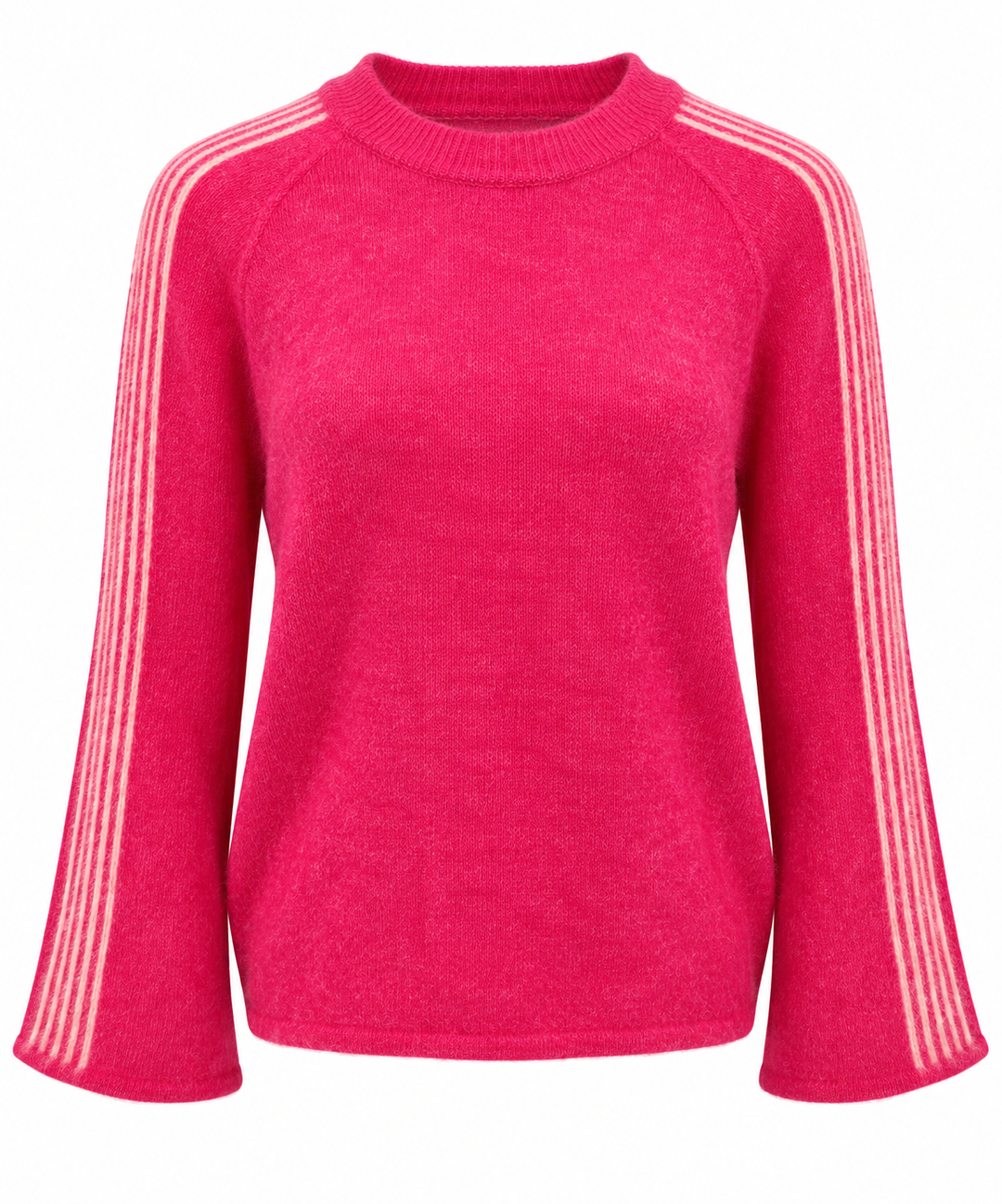 Shae Stripe Jumper Fuschsia