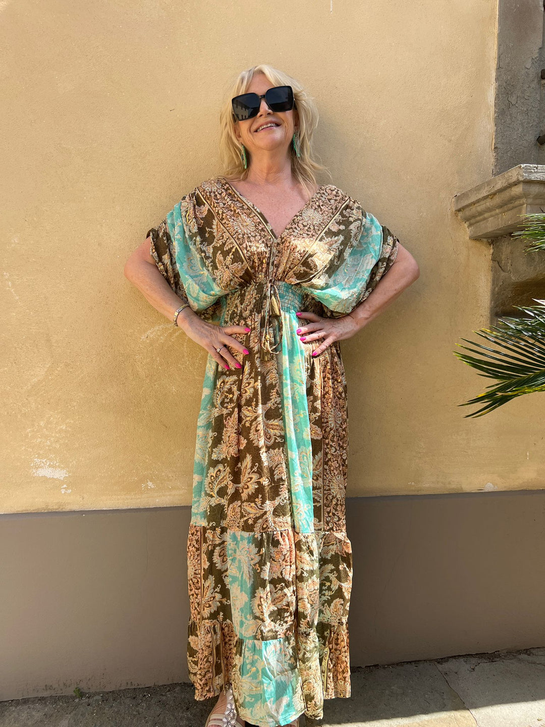 Capri Dress Aqua