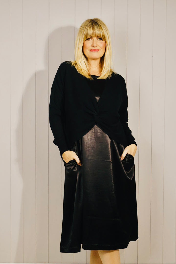 Marianne Two Piece Dress Set Black