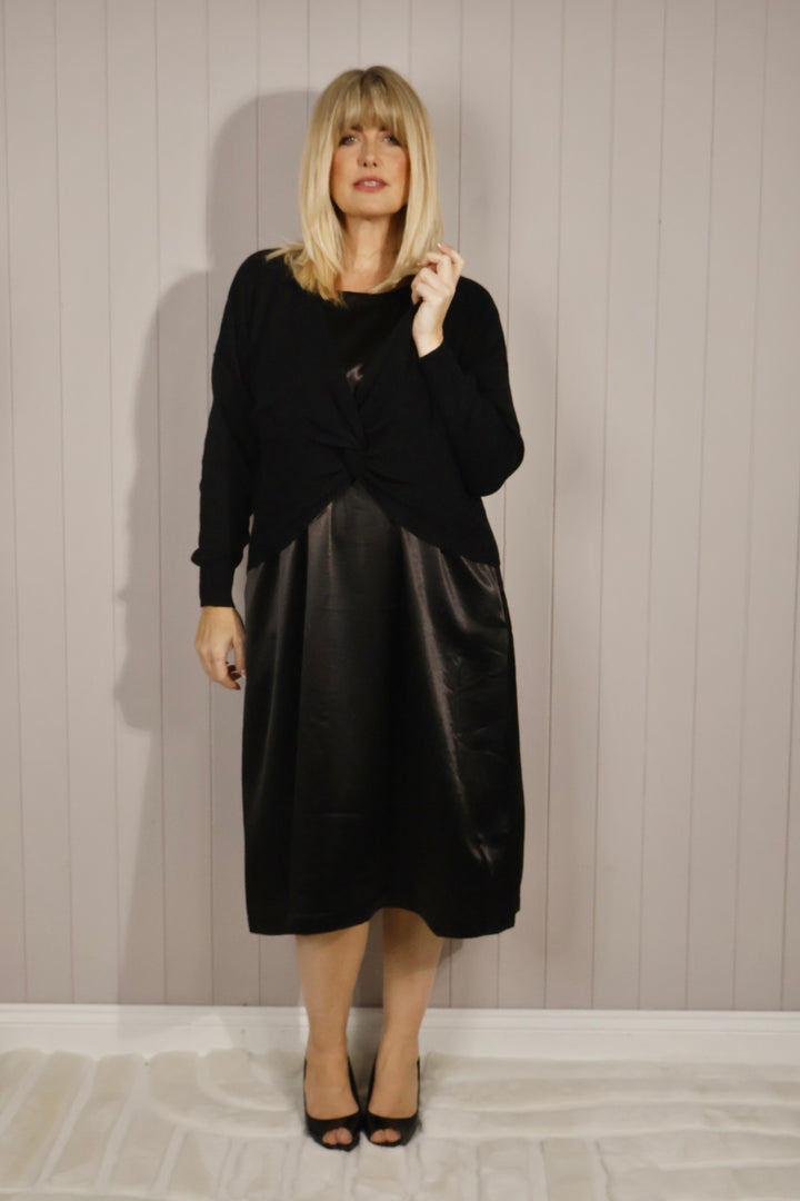 Marianne Two Piece Dress Set Black