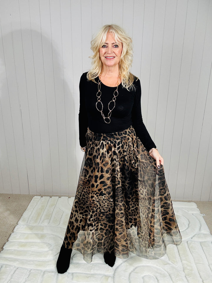 Sabrina Wild Mesh Skirt