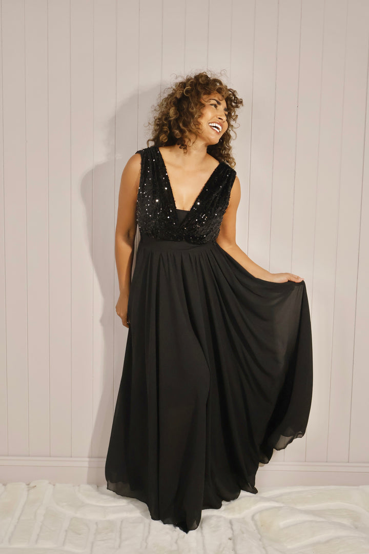 Dinah Dazzle Dress Black