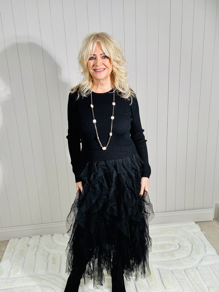 Violetta Tulle Dress Black