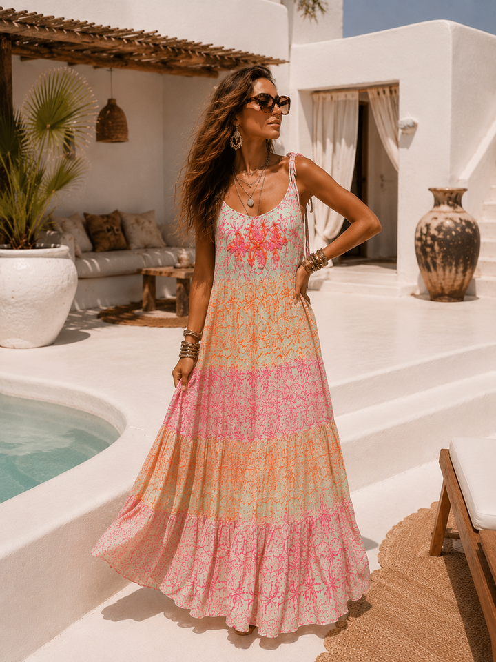 Dayana Sparkle Maxi Dress Mint
