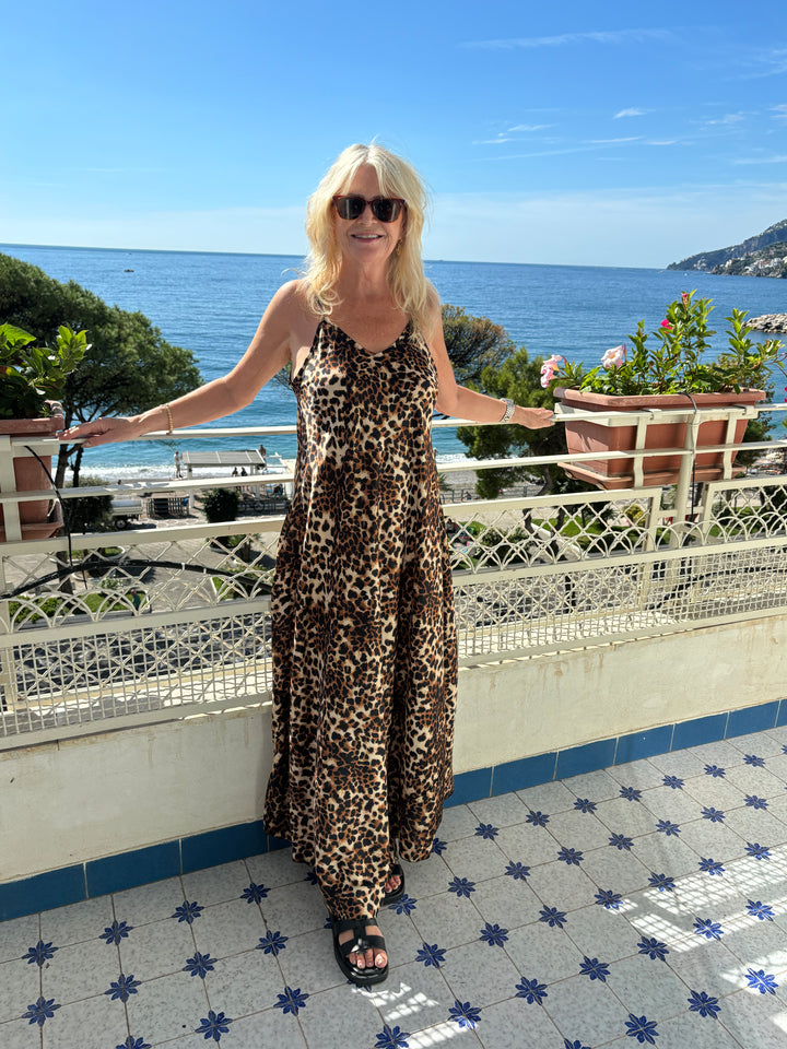 Florentine Maxi Dress Leopard