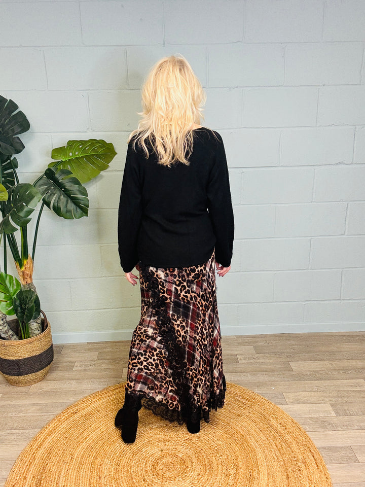 Heritage Leopard Skirt