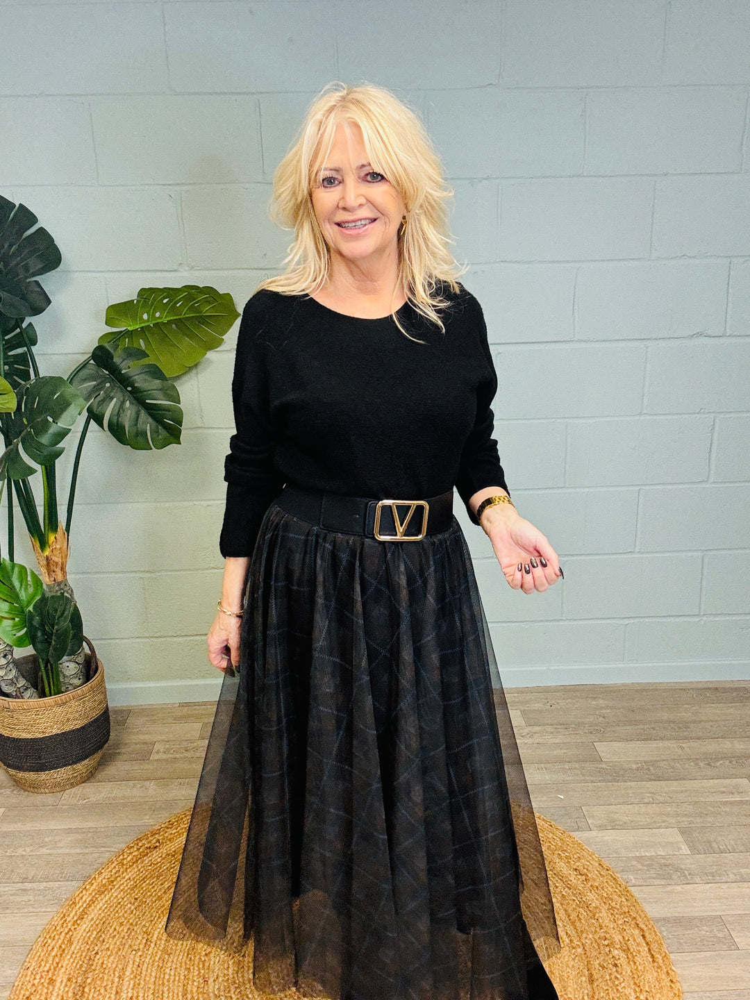 Heritage Tulle Skirt Chocolate