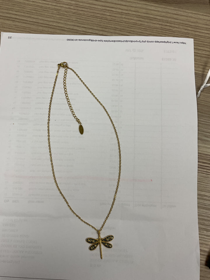 Drangonfly Pendant Necklace