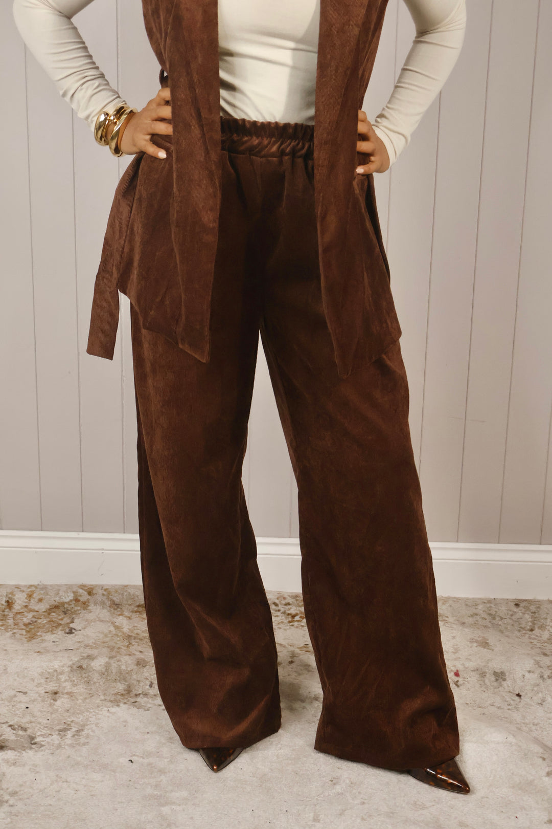 Roxanne Co-Ord Set Chocolate