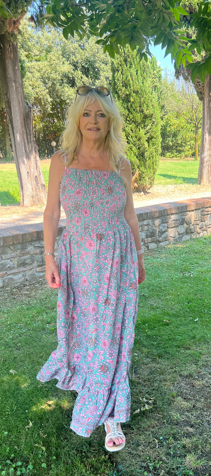 Jocelyn Floral Dress Mint