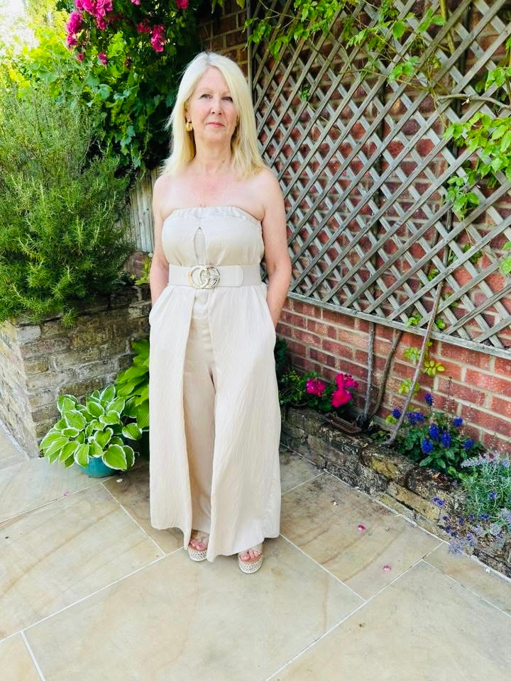 Florentine Jumpsuit Beige