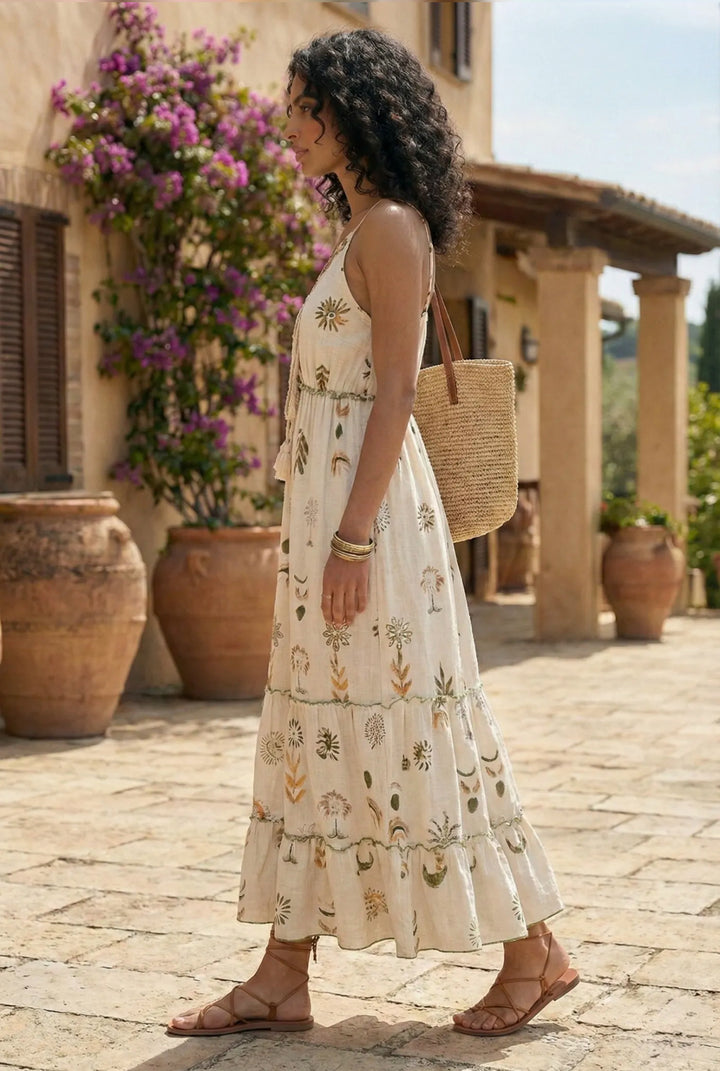 Granada Maxi Dress Cream