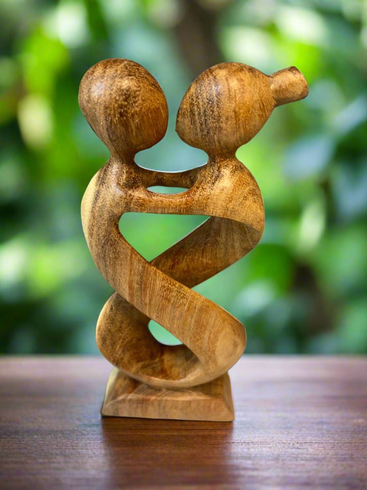 Lovers Entwined Woodcarving