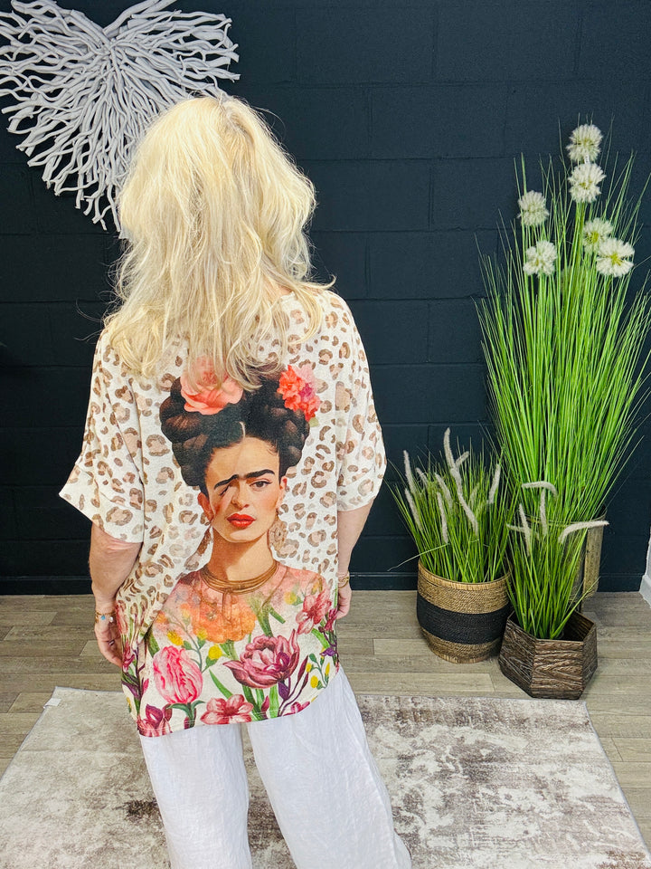 Leopard Print Frida Top