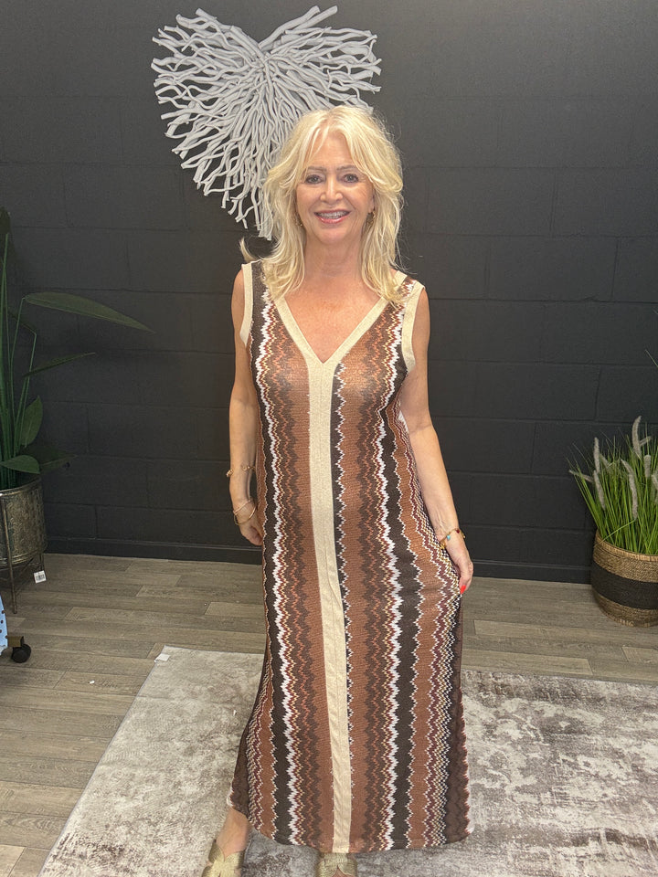 Zizi Maxi Dress Chocolate