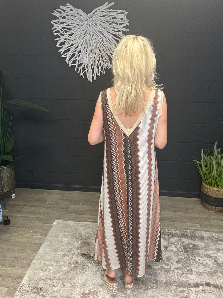 Zizi Maxi Dress Chocolate