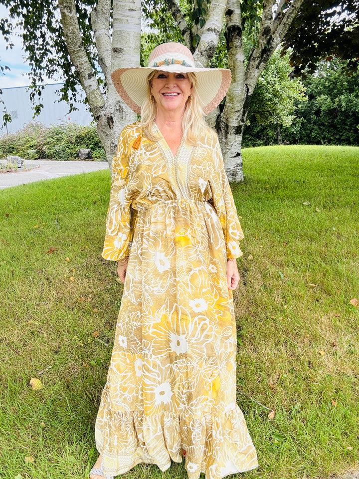 Samaya  Maxi Dress Gold
