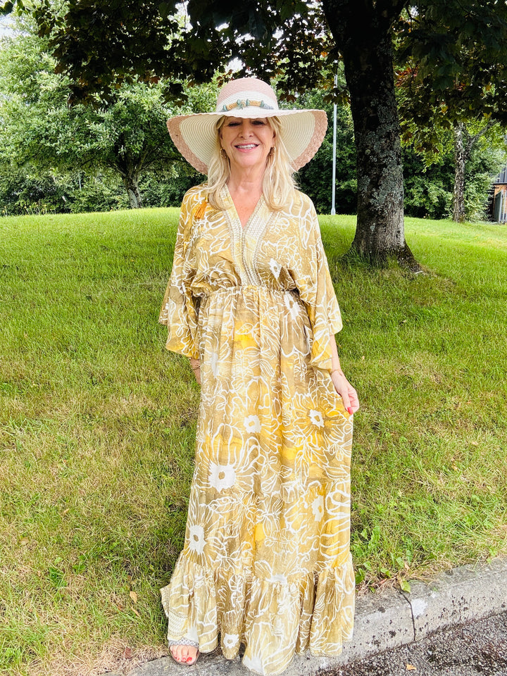 Samaya  Maxi Dress Gold