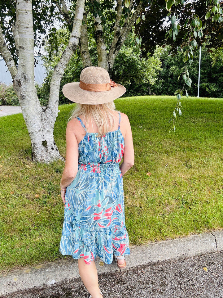 Niki Short Dress Sky Blue