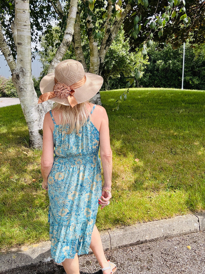 Niki Short Dress Turquoise
