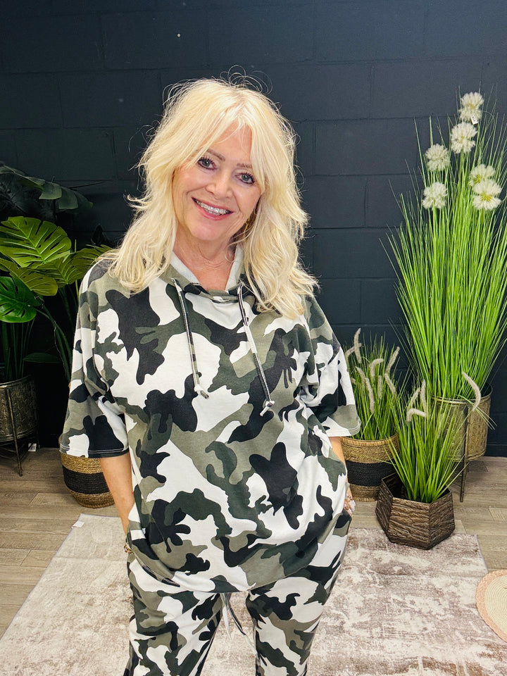 Vivienne Camo Top