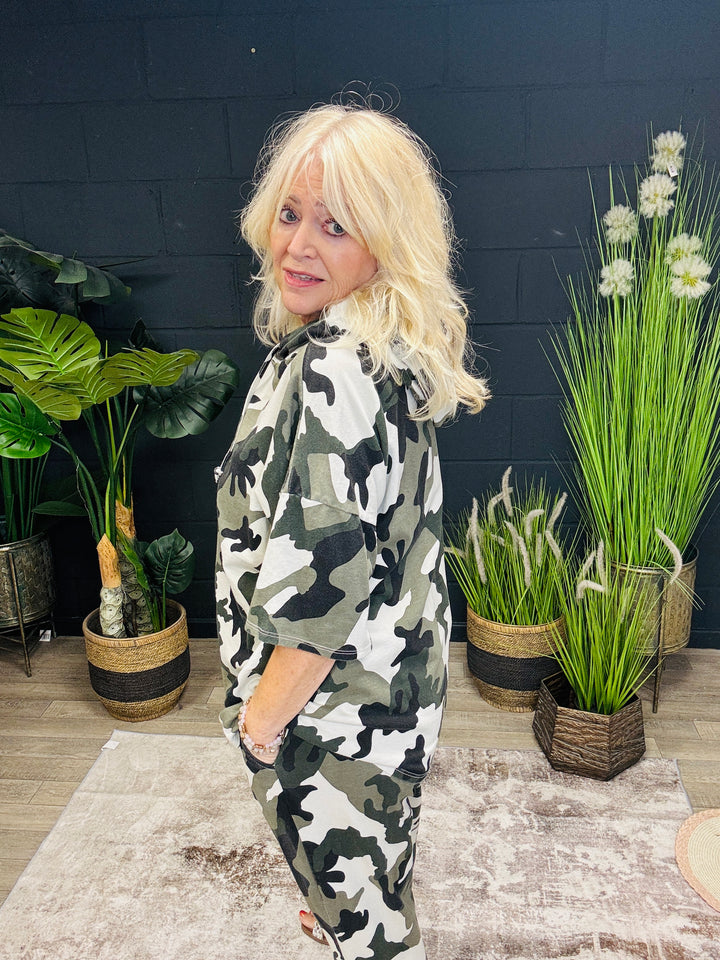 Vivienne Camo Top