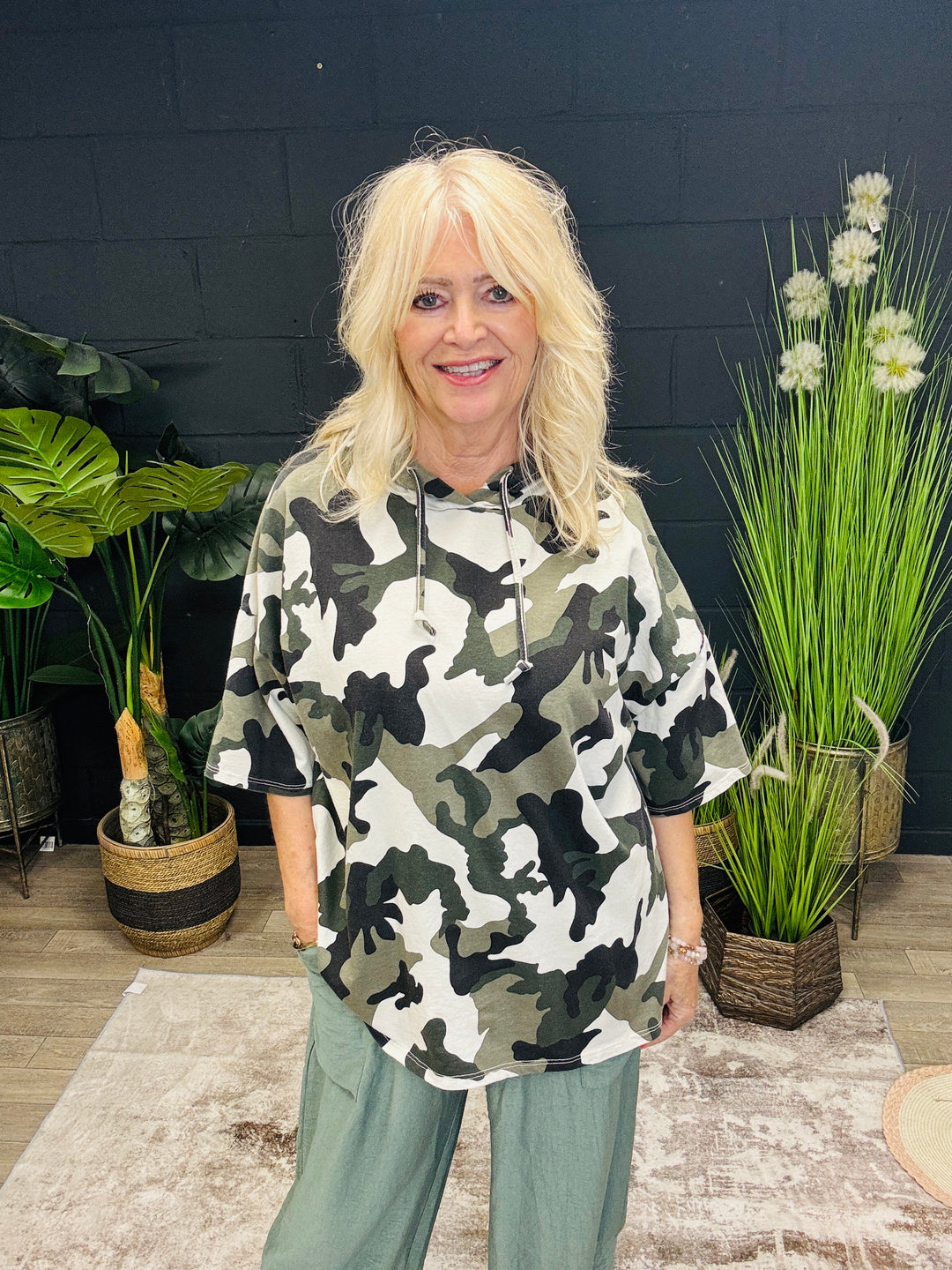 Vivienne Camo Top