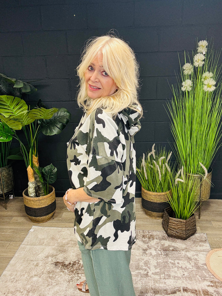 Vivienne Camo Top