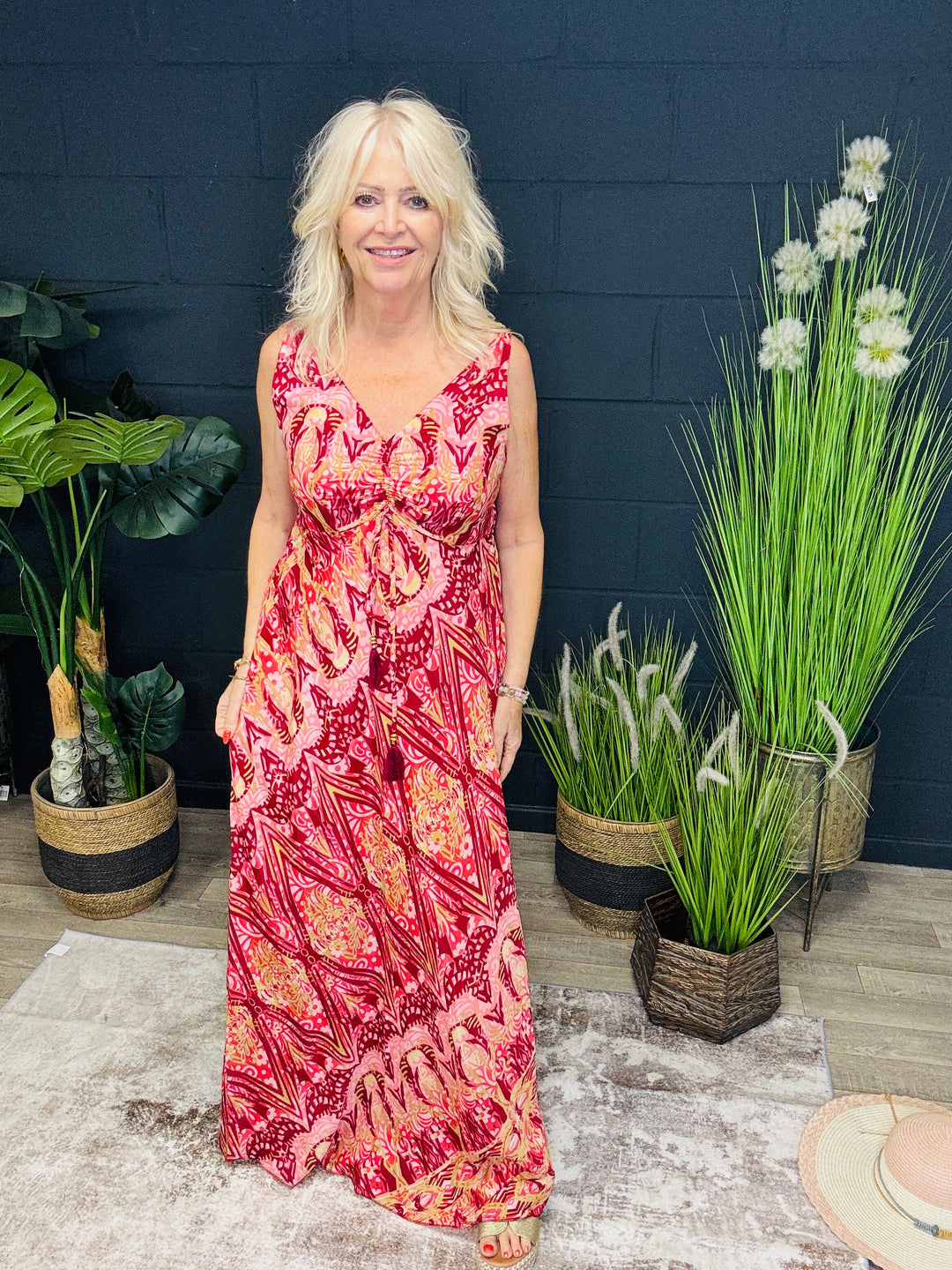 Zyana Maxi Dress Plum